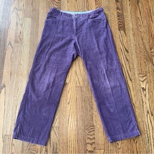 Columbia Women’s Corduroy Chino Pants‎ Purple 100% Cotton Straight Leg Size XL